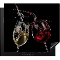KitchenYeah Herdabdeckplatte Wein | Gr.: 70 x 52 cm