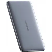 Baseus PicoGo Ultra-Slim, 5000 mAh, Kabelloses Aufladen, 20 W, Grau