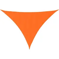 vidaXL Sonnensegel Oxford-Gewebe Dreieckig 3,5x3,5x4,9 m Orange