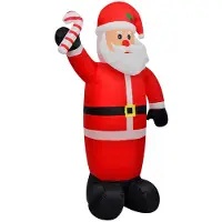 vidaXL Weihnachtsmann aufblasbar 120 cm