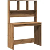 vidaXL Schreibtisch mit Regal Artisan-Eiche 102x45x148cm Holzwerkstoff