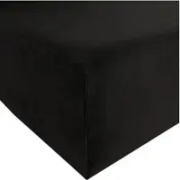 Estella Single-Jersey Spannbettlaken in schwarz | Gr.: 90x210 cm -100x220 cm