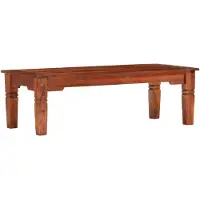 vidaXL Couchtisch 110 x 50 x 35 cm Massivholz Akazie