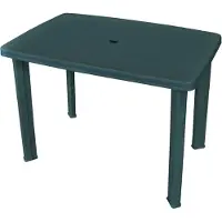 vidaXL Gartentisch Grün 101 x 68 x 72 cm Kunststoff