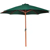 vidaXL Sonnenschirm Grün 258 cm