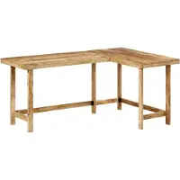 vidaXL Schreibtisch 165x110x75 cm Massivholz Mango