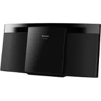 Panasonic SC-HC200, Heim-Audio-Mikrosystem, Schwarz, 1 Disks, 20 W, 1-Weg, FM