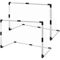vidaXL Mini Fußballtornetz-set 91.5x48x61 Cm 2 Einheiten