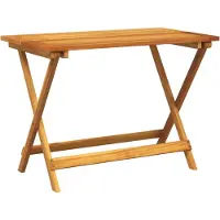 vidaXL Gartentisch Klappbar 90x52,5x65 cm Massivholz Akazie