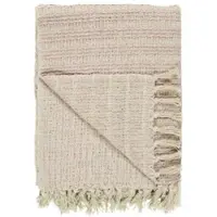 Ib Laursen Plaid Hellrosa Creme Streifen Muster 130x160 | Gr.: onesize