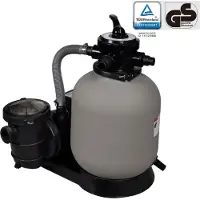 vidaXL Sandfilterpumpe 600 W 17.000 L/h