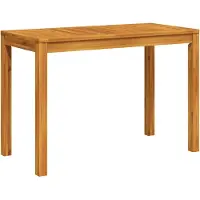 vidaXL Garten-Esstisch 110x55x75 cm Massivholz Akazie