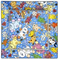 Goebel Schale " Bergonzoli Magic Bunny Explosion " in Bunt | Gr.: onesize