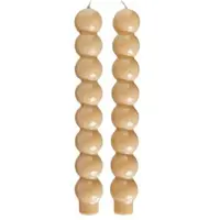 Butlers Stabkerze BUBBLES 2er-Set in Beige | Gr.: onesize