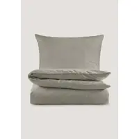 Hessnatur Perkal Bettwäsche-Set in kaschmir | Gr.: 200x200-2x-40x80-cm