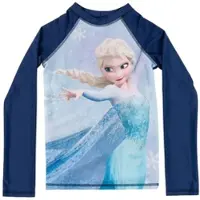 United labels Disney Frozen Die Eiskönigin Schwimmshirt UV-Schutz 30 Langarm Badeshirt Rashguard in blau | Gr.: 98/104