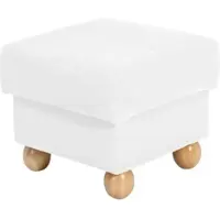 58 aufm Kessel HOCKER Kasha Bezug Veloursstoff Buche natur / creme | Gr.: onesize