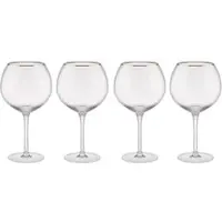 Butlers Ginglas GOLDEN TWENTIES 4er-Set in Durchsichtig | Gr.: onesize