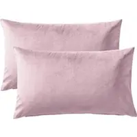 Redbest Samt Kissenhülle im 2er-Pack Kingsville in rosé | Gr.: 30 x 50 cm