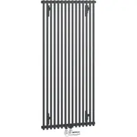 Kermi Design-Heizkörper „Pio“ einlagig 140,4 × 35 cm in Anthracite Grey