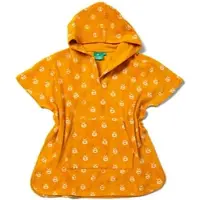 Little green radicals Kinder Strandponcho mit Kapuze in Gold | Gr.: 5-6 Jahre