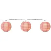 Star Trading Festival, Leichte Dekorationskette, Pink, Transparent, Polyvinylchlorid (PVC), Ambiente, IP20, 10 Glühbirne(n)