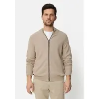 Camel active Strickjacke mit Reißverschluss in Beige | Gr.: L