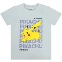 Pokémon T-Shirt mit Pikachu Design in grau | Gr.: 134