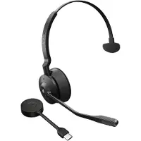 Jabra DECT Headset Engage 55 Mono, schnurlos, USB-C-Adapter, kompatibel zu MS Teams, bis zu 13 Std. Akku