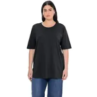 Ulla Popken Shirt in schwarz | Gr.: 46-48
