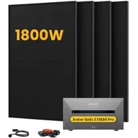 Anker Solix Balkonkraftwerk 1840 Wp Mit Solarbank 2 E1600 Ohne Smart Meter