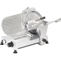 Sammic GSS-250: Profi-Aufschnittmaschine, √ò250mm, Alu eloxiert, fester Schärfer, Schnitt 0-15mm, belüfteter 160W Motor