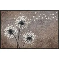 Erwin Müller Fußmatte Pusteblume in taupe | Gr.: 40 x 60 cm