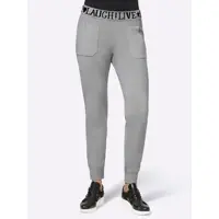 HEINE Jogpants in steingrau-meliert | Gr.: 50
