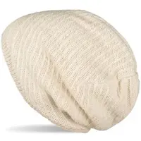 StyleBREAKER Strickmütze "Strick Beanie Mütze mit Thermo-Fleece", Herren, beige, 100% Polyacryl PAN. Futter: 100% Polyester PES., Modisch, Mützen Strickmütze