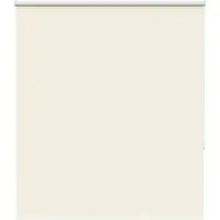 vidaXL Verdunkelungsrollo Cremeweiß 120x130cm Stoffbreite 116,6cm
