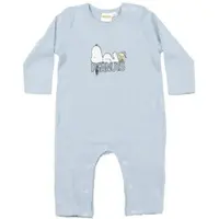 United labels Peanuts Snoopy Baby Strampler Overall Einteiler Langarm in blau | Gr.: 74/80