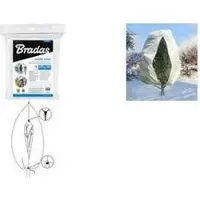 Bradas Winter-Vlieshaube für Pflanzen, 760 mm, weiss für 760 mm Durchmesser, Masse: 1,2 x 1,8 m, Gewicht:…