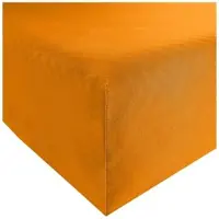 Erwin Müller Single-Jersey Bio Spannbettlaken Bayreuth in orange | Gr.: 180x200 cm - 200x200 cm