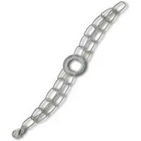 Balia 925 Sterling Silber Damen Silberarmbänder Ringe Armband ca. 18,5cm | Gr.: onesize