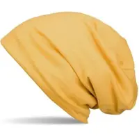 StyleBREAKER Beanie Mütze in Senf | Gr.: onesize