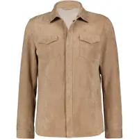 Donders 1860 Shadow-Rider Wildlederhemd - Dunkelbeige