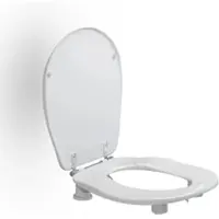 Pressalit Ergosit WC-Sitz R20000 mit Deckel, erhöht 50mm, weiß