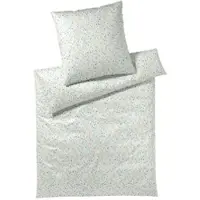 Elegante Mako Satin Bettwäsche Beauties 160x210 cm + 65x100 cm zartgrün
