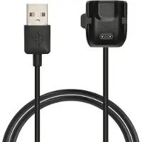 Kwmobile Smartwatch Ladekabel für Samsung Galaxy Fit 2 USB Ladekabel für Smartwatch - Smart Watch Aufladekabel - Fitnesstracker Ersatzkabel - Schwarz