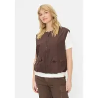 Camel active Weste mit Reißverschluss in Braun | Gr.: 48