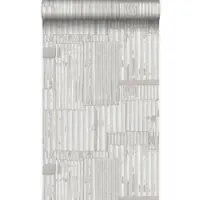 Origin Luxury Wallcoverings Tapete Industrielle Wellplatten Aus Metall 3D Crême Weiß 53 Cm X 1005 Cm 347619