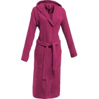 Redbest Frottier Unisex-Bademantel mit Kapuze Chicago in fuchsia | Gr.: XL