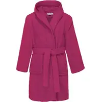 Redbest Frottier Kinder-Bademantel mit Kapuze Chicago in fuchsia | Gr.: 146/152