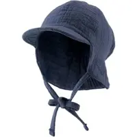 Sterntaler Schirmmütze mit Nackenschutz uni in helles blau | Gr.: 41 cm